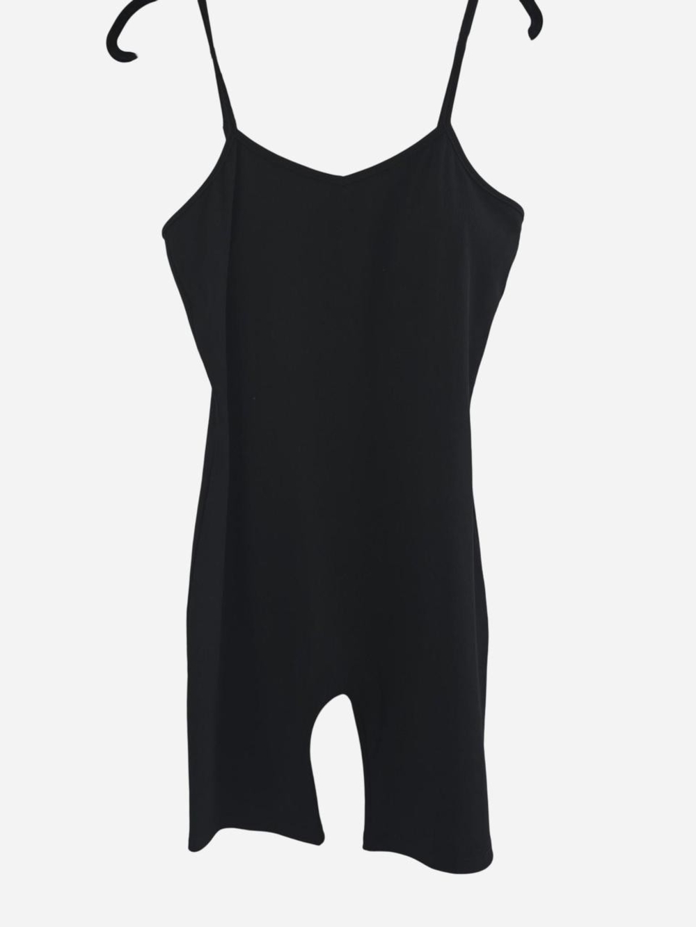 white birch Black Spaghetti Strap Jumpsuit Romper